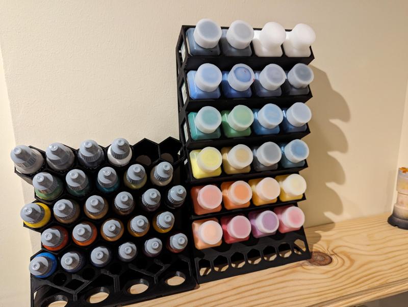 Timbertech airbrush 30ml bottle rack
