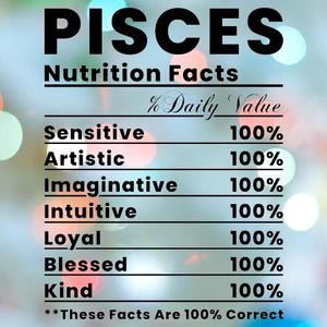 Giant 12cm Pisces Facts Cookie Cutter