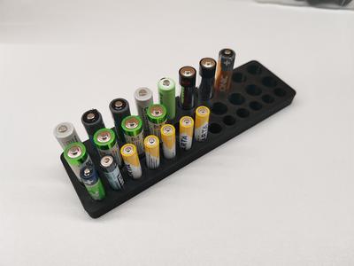 Battery box AAA - AA, organizér na baterie
