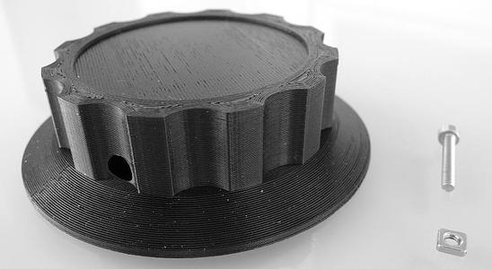 Parametrically instrument control knob