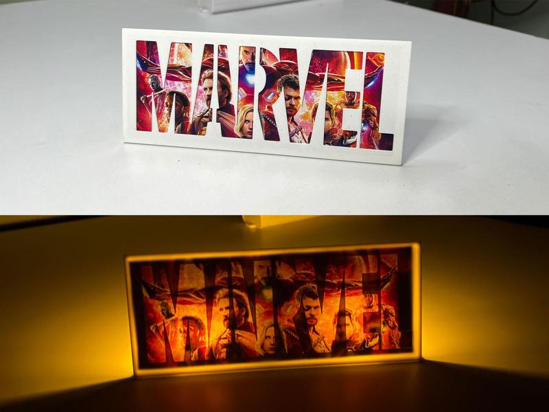 Marvel Logo Table Top Decor