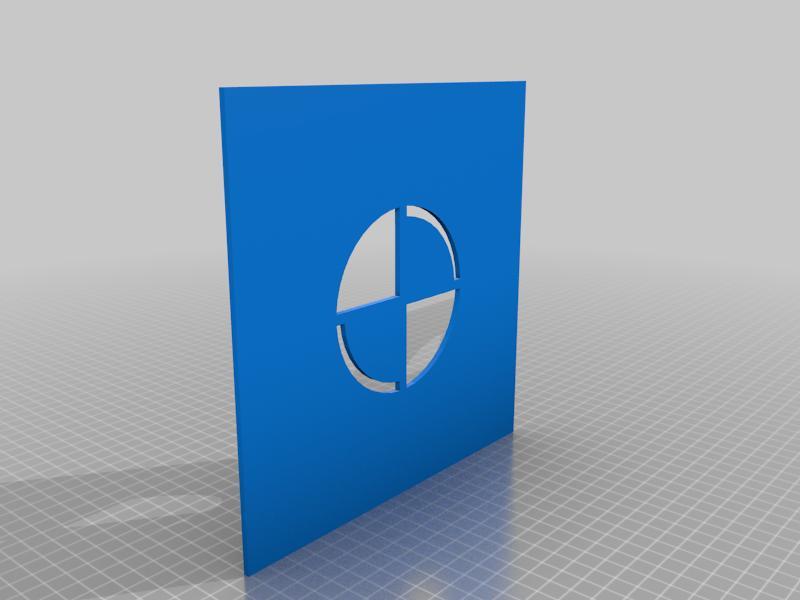 CENTER OF GRAVITY STENCIL 90MM