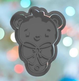 Baby Shower Bear Rattle Cookie Cutter