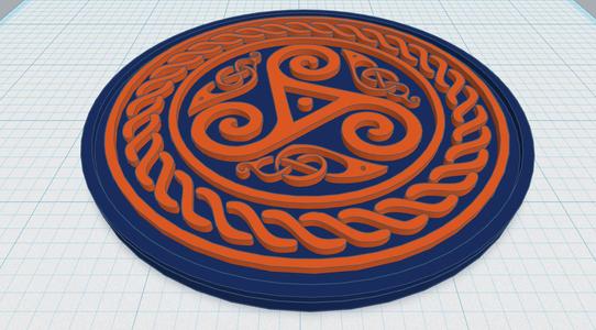 Celtic Mandala Coaster 34