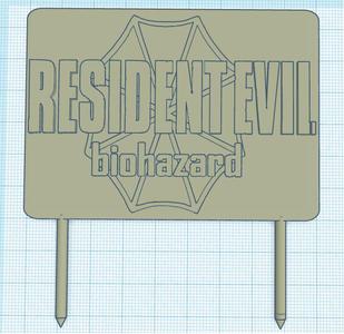 Resident evil VII board for diorama