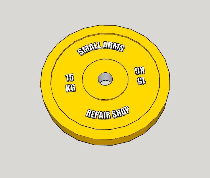 Bumper plate 15 KG