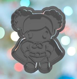 Super Girl Cookie Cutter