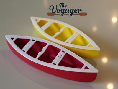 The Voyager - A Floating Canoe Model (Quick Print)