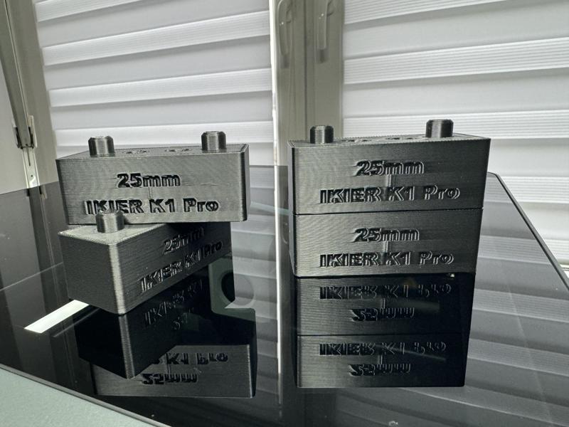 IKIER K1 Pro & Ultra Foot 10mm & 25mm stackable on top of each other