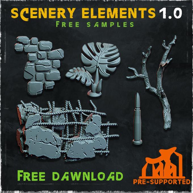 Scenery Elements - 1.0  (Free Samples)