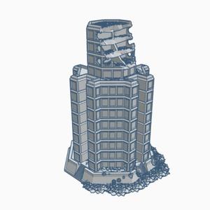 Ruined Corporate HQ Tower SFR047