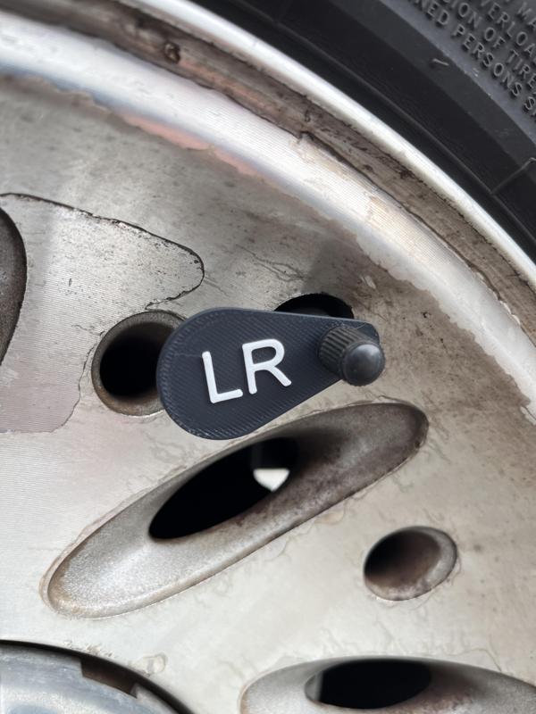 Wheel position marker