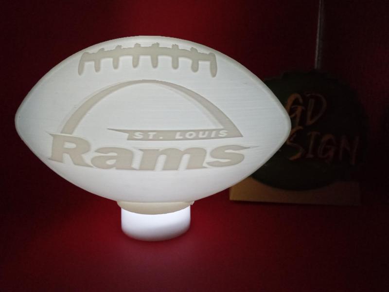 Retro Los Angeles Rams Ver 1 NFL FOOTBALL LIGHT