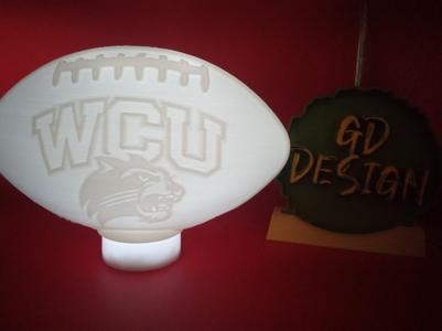 WESTERN CAROLINA CATAMOUNTS COLLEGE FOOTBALL LIGHT