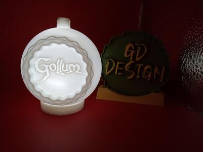 Lord Of The Rings Gollum CHRISTMAS ORNAMENT TEALIGHT
