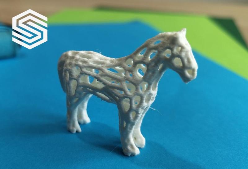 Voronoi Horse sculpture