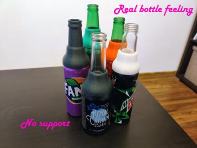 Soda/Beer can(tin, dose) converter to glass bottle