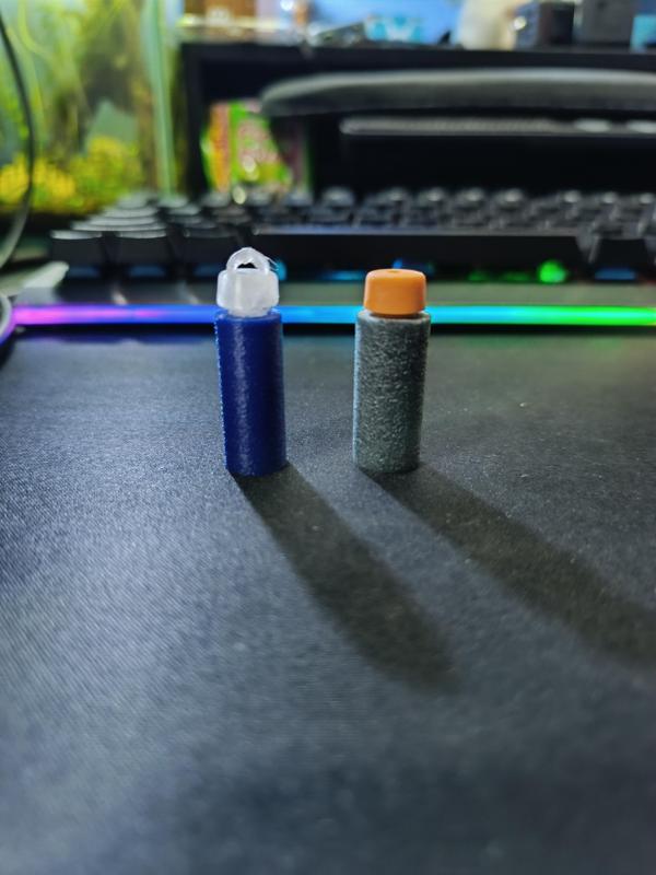 Half-length dart charms