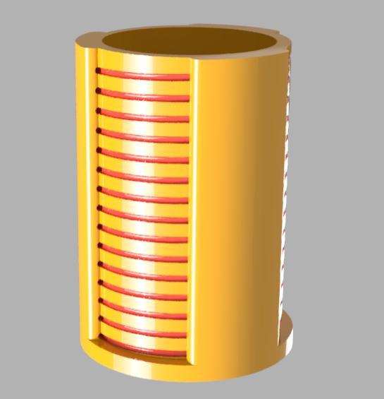 cup with filament