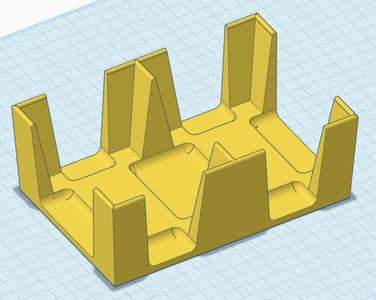 Playing card tray (3 decks) v2