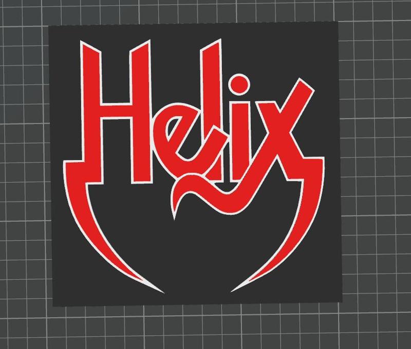 Helix 80's Band Sign