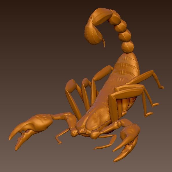 Escorpion decimated 150k print in place