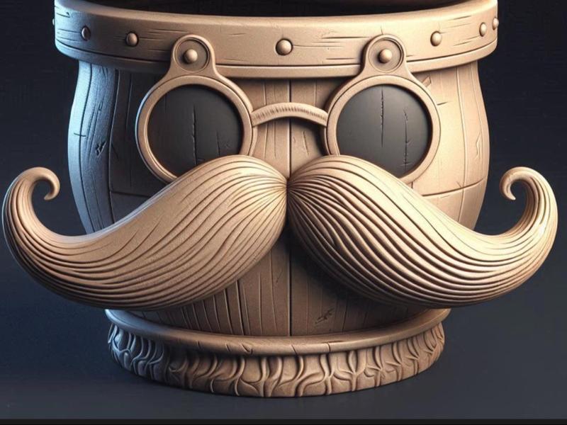 Steamboat Ricky Plant/Cup Holder