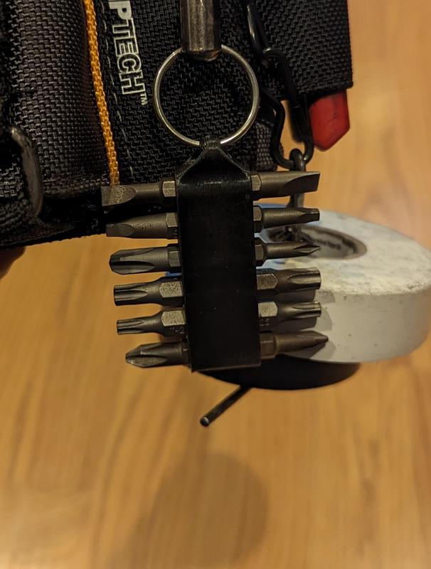 Double ended screwdriver bit holder