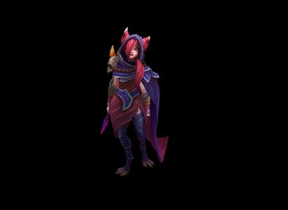 Xayah League of Legends 3D print model