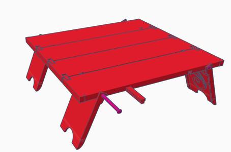 mini folding picnic table