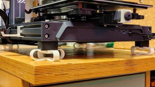 Elegoo Neptune 3/4 (Pro/Plus/Max) Vibration Dampening Feet / Noise Reduction Mount + anti slip TPU Coasters