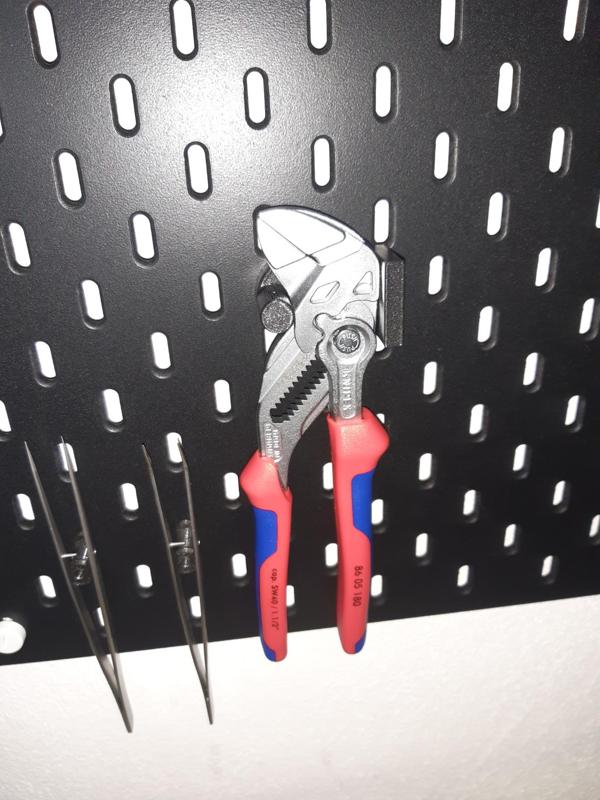 Ikea Skadis holder Knipex pliers T-Nuts