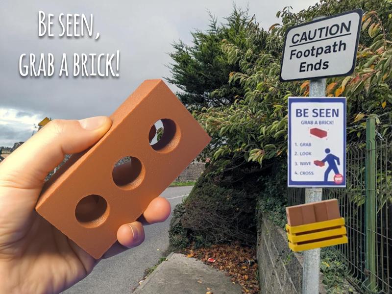 Be seen, grab a Brick!