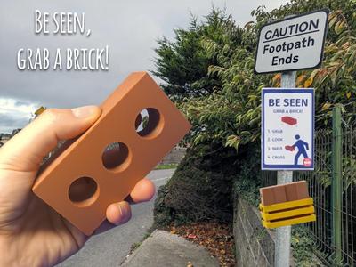 Be seen, grab a Brick!