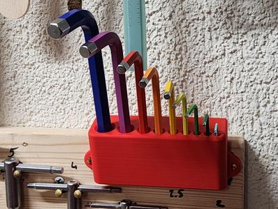Hex key holder 1.5-10 mm