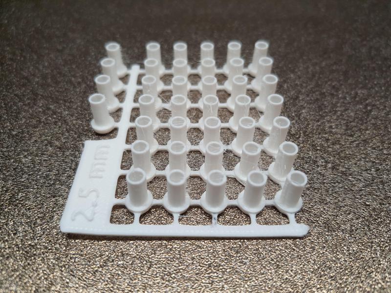 Fiber optic caps 2.5mm (kit card)