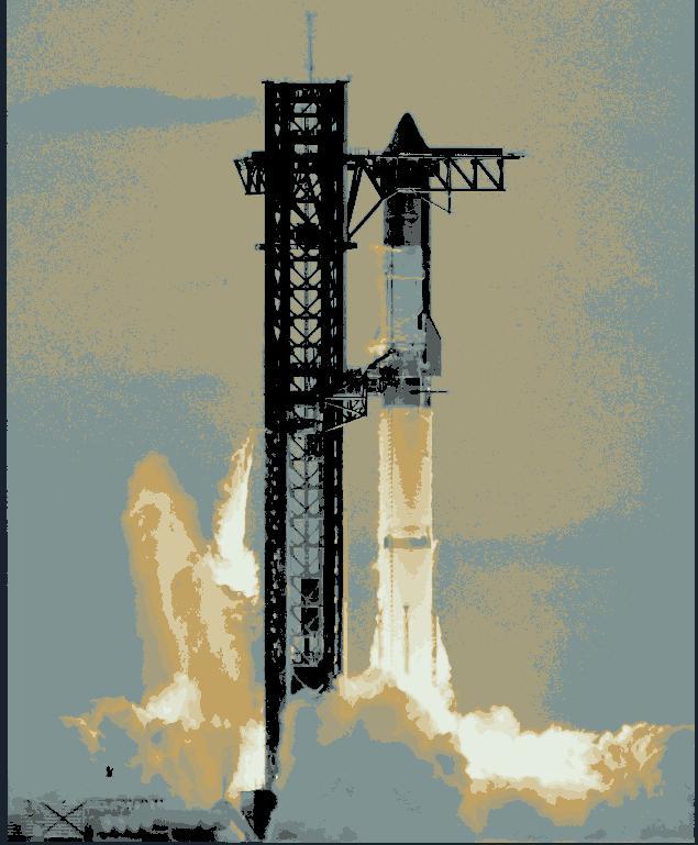 Starship Launch Hueforge