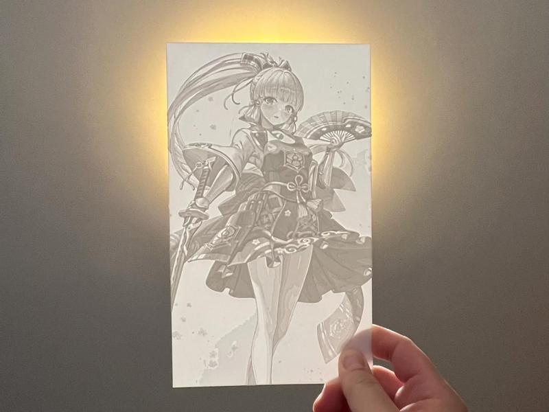 Genshin Impact: Kamisato Ayaka Lithophane