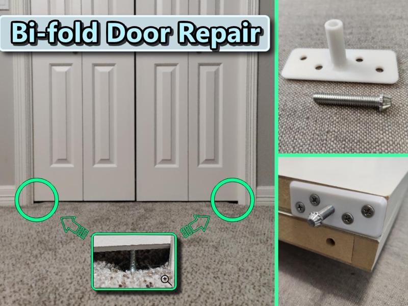 Bi-Fold Closet Door Repair Bottom Pivot