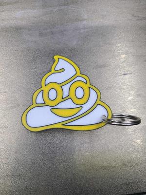 POOP emoji key chain