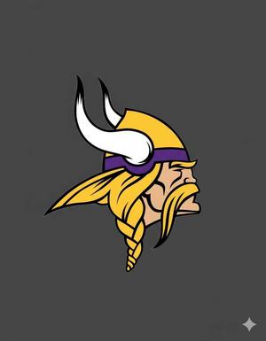 Minnesota Vikings Logo - STL Model for Printing