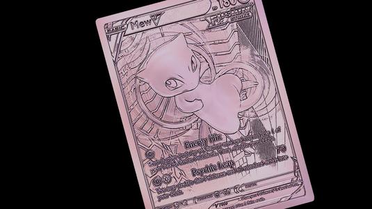 mew V Sword & Shield Fusion Strike Card