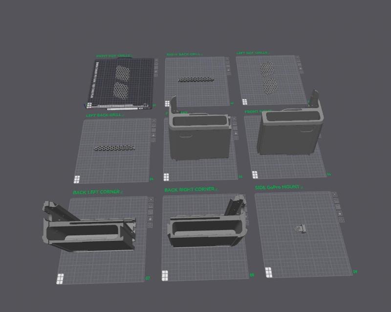 BAMBU LAB P1P -P1S - X1 - X1C - X1E AMS RISER REMIX - LOWER AND FASTER PRINT