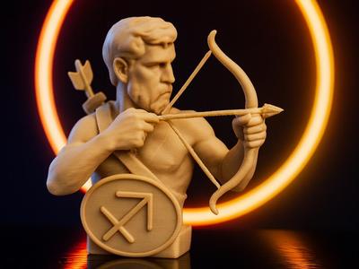 Sagittarius - Bust Zodiac Sign Sagittarius