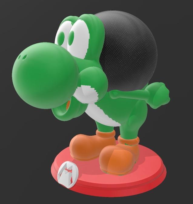 Suporte Alexa Echo Dot 4a e 5a Geração Yoshy Super Mario Bros