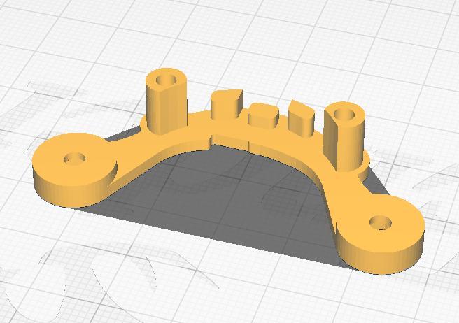 BTT PAD7 ADXL345 Mount extended