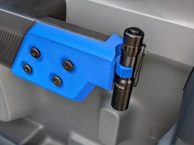 Ford Maverick door flashlight clip passenger side