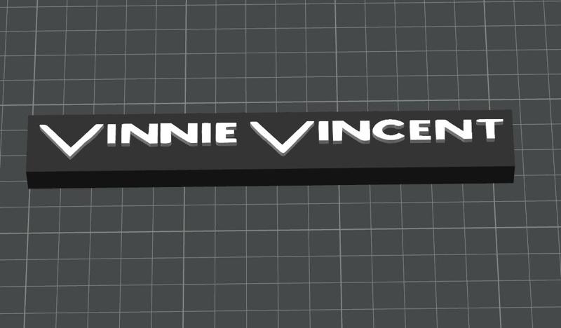 Vinnie Vincent 80's Band Sign