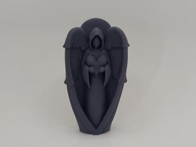 Dark Angel with Heart – Mystical Decorative Figure