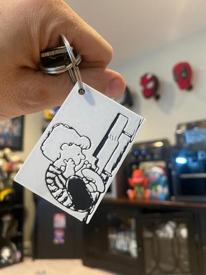 Schroeder Keychain / Peanuts / Charlie Brown